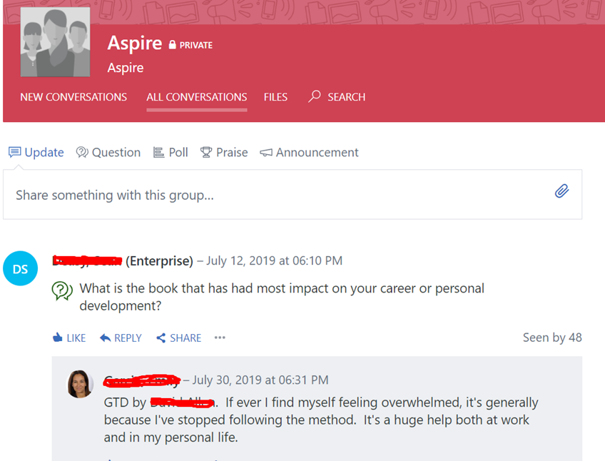 Update Information to your Company Employees on SharePoint and Microsoft 365 feature